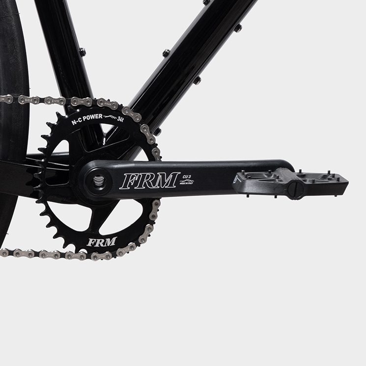 CNC machined crankset
